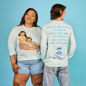 Disney LILO AND STITCH FAMILY LONG SLEEVE T-SHIRT